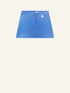REEDITION VINYL MINI SKIRT