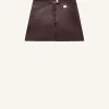 REEDITION VINYL MINI SKIRT