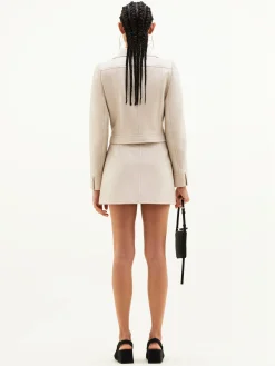 REEDITION VINYL MINI SKIRT