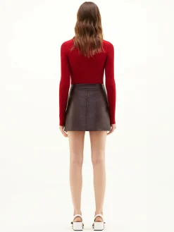 REEDITION VINYL MINI SKIRT