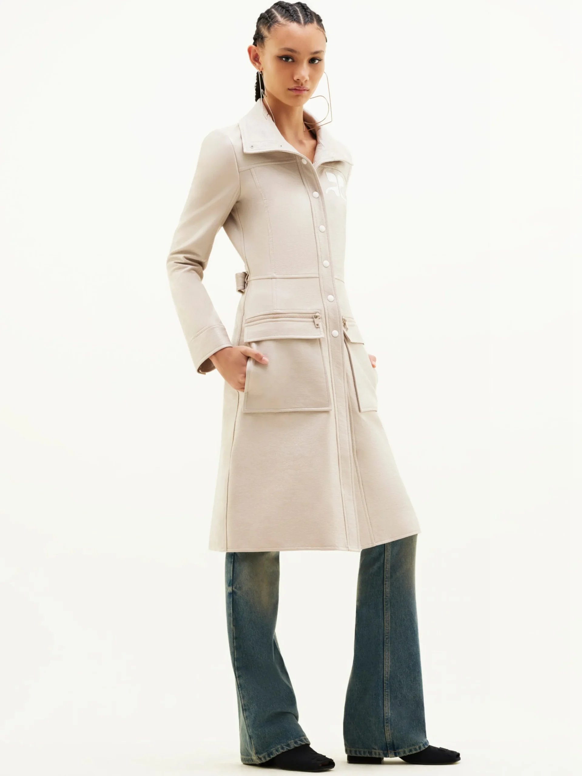 REEDITION VINYL TRENCH COAT