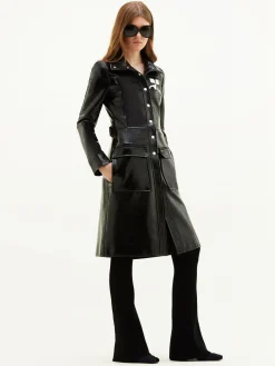 REEDITION VINYL TRENCH COAT