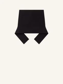 REVERSED BELT MINI SKIRT