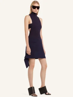 REVERSED BELT MINI SKIRT
