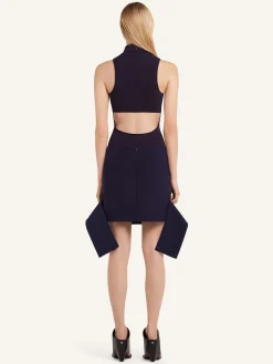 REVERSED BELT MINI SKIRT