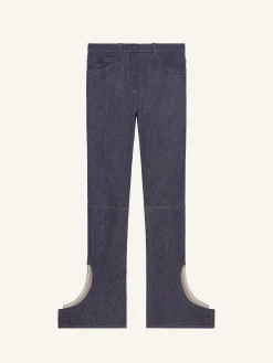 REVERSED DENIM PANTS