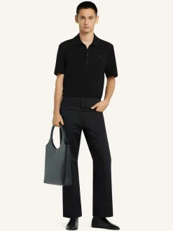 RIB KNIT POLO