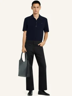 RIB KNIT POLO
