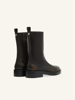 RIDER PATINA LEATHER BOOTS