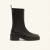 RIDER PATINATED LEATHER BOOTS