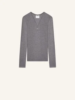 90'S ZIP NECK T-SHIRT
