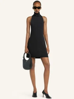 SCARF SLEEVELESS DRESS