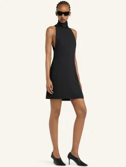 SCARF SLEEVELESS DRESS
