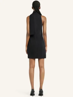 SCARF SLEEVELESS DRESS