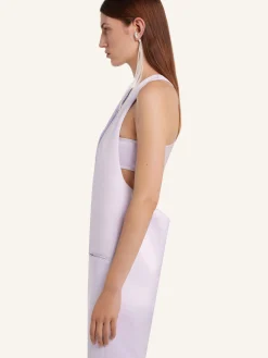 SCUBA HERITAGE SATIN DRESS