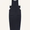 SCUBA HERITAGE SATIN LONG DRESS