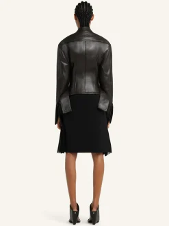 SCUBA LEATHER BIKER JACKET