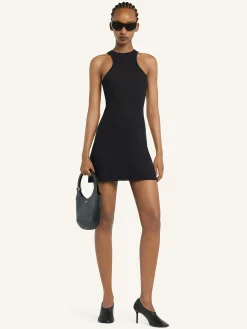 SCUBA MESH MINI DRESS