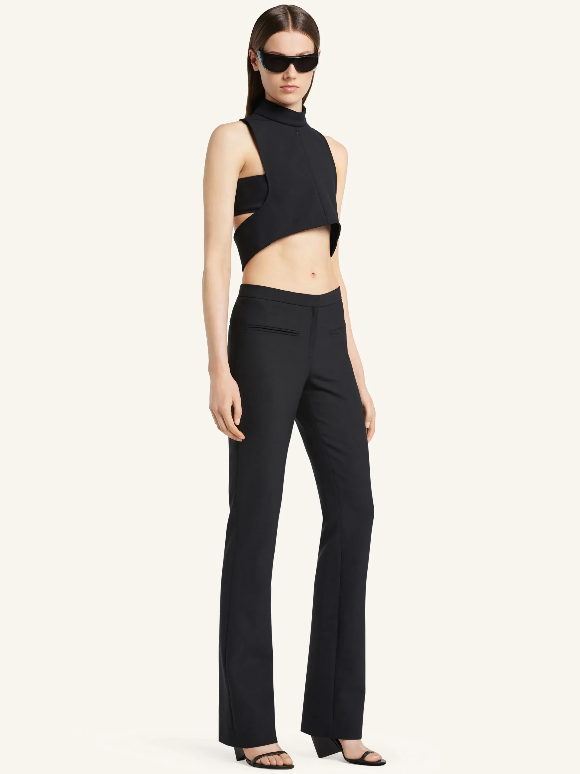 SCUBA MOCKNECK CROPPED TOP