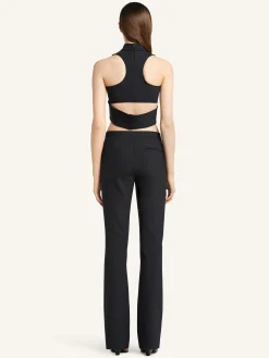 SCUBA MOCKNECK CROPPED TOP