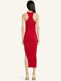 SCUBA RIB KNIT DRESS