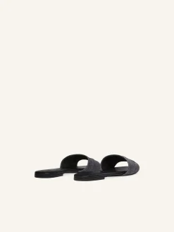 SHADOW DENIM MULES