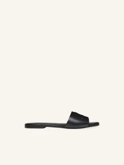 SHADOW LEATHER MULES