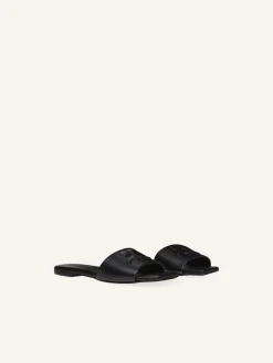 SHADOW LEATHER MULES