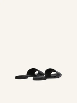 SHADOW LEATHER MULES