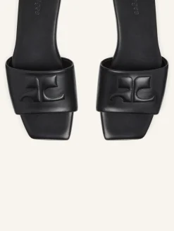SHADOW LEATHER MULES