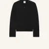SHOULDER SNAPS SWEATER