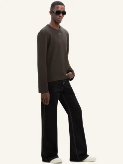 SHOULDER SNAPS SWEATER