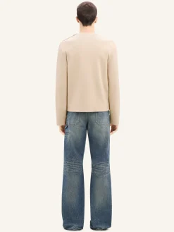 SHOULDER SNAPS SWEATER