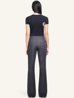 SLASH CONTRAST T-SHIRT