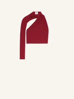 SLASH CROP TOP