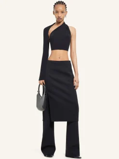 SLASH CROP TOP