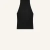 SLEEVELESS SCARF BLOUSE