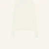 SOLAR LIGHT RIB MOCKNECK SWEATER