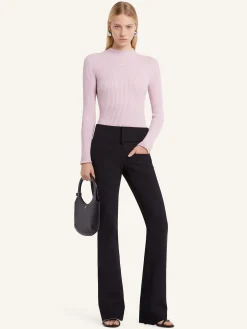 SOLAR LIGHT RIB MOCKNECK SWEATER