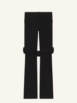STRAP BOOTCUT PANTS