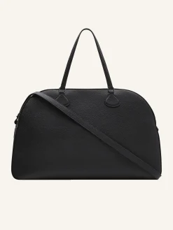STUD GRAINED LEATHER WEEKENDER BAG