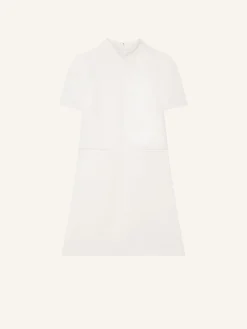 TWILL A-LINE DRESS