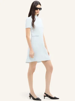 TWILL A-LINE DRESS