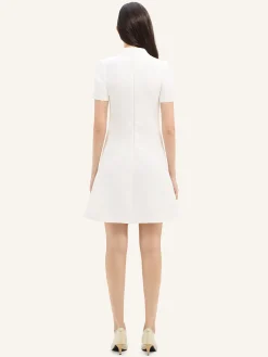TWILL A-LINE DRESS