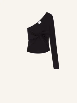TWIST ASYMMETRICAL CROPPED TOP