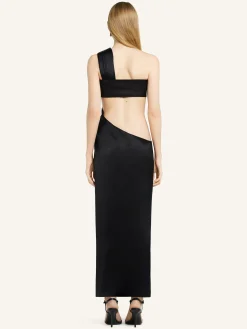 TWIST DRAPED DRESS