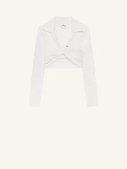 TWIST PIQUÉ CROPPED POLO