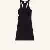 TWIST 90'S RIB DRESS