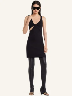 TWIST 90'S RIB DRESS