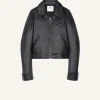 ZIPPED ICONIC LEATHER JACKET